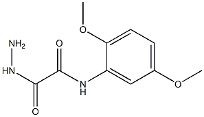 N1-(2,5-dimethoxyphenyl)-2-hydrazino-2-oxoacetamide Structure