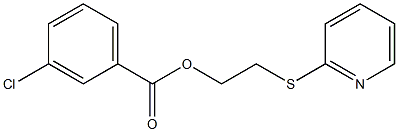 2-(2-pyridylthio)ethyl 3-chlorobenzoate