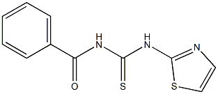 N-benzoyl-N'-(1,3-thiazol-2-yl)thiourea 结构式