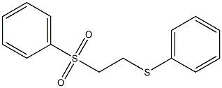 1-{[2-(phenylthio)ethyl]sulfonyl}benzene Structure