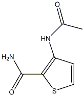 3-(acetylamino)thiophene-2-carboxamide,,结构式