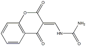 N-{[2,4-dioxo-2H-chromen-3(4H)-yliden]methyl}urea Structure