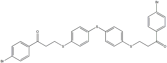 1-(4-bromophenyl)-3-({4-[(4-{[3-(4-bromophenyl)-3-oxopropyl]sulfanyl}phenyl)sulfanyl]phenyl}sulfanyl)-1-propanone