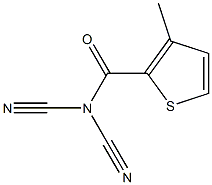 N2,N2-dicyanomethylthiophene-2-carboxamide 化学構造式