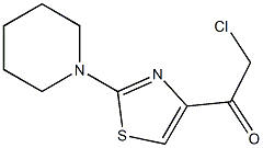 2-chloro-1-(2-piperidin-1-yl-1,3-thiazol-4-yl)ethanone,,结构式