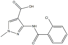 3-[(2-chlorobenzoyl)amino]-1-methyl-1H-pyrazole-4-carboxylic acid