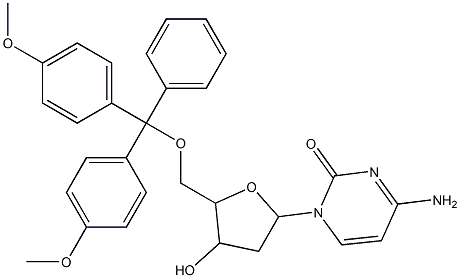 4-amino-1-(5-{[bis(4-methoxyphenyl)(phenyl)methoxy]methyl}-4-hydroxytetrahydrofuran-2-yl)pyrimidin-2(1H)-one