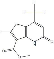 methyl 2-methyl-5-oxo-7-(trifluoromethyl)-4,5-dihydrothieno[3,2-b]pyridine-3-carboxylate