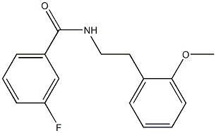  3-fluoro-N-(2-methoxyphenethyl)benzenecarboxamide