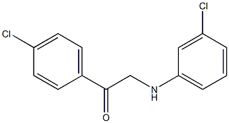 2-(3-chloroanilino)-1-(4-chlorophenyl)ethan-1-one|