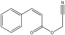 cyanomethyl (Z)-3-phenyl-2-propenoate