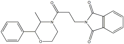 2-[3-(3-methyl-2-phenylmorpholino)-3-oxopropyl]isoindoline-1,3-dione|