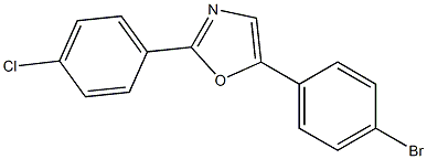 5-(4-bromophenyl)-2-(4-chlorophenyl)-1,3-oxazole