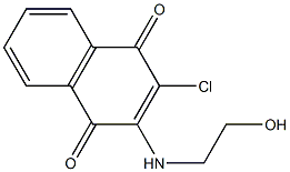  2-chloro-3-[(2-hydroxyethyl)amino]-1,4-dihydronaphthalene-1,4-dione