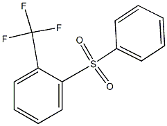 1-(phenylsulfonyl)-2-(trifluoromethyl)benzene Struktur