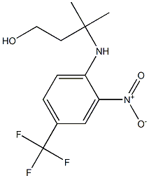 3-methyl-3-[2-nitro-4-(trifluoromethyl)anilino]butan-1-ol