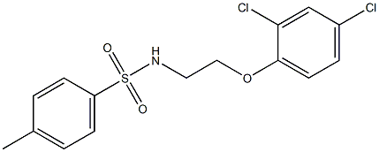 N-[2-(2,4-dichlorophenoxy)ethyl]-4-methylbenzenesulfonamide Struktur