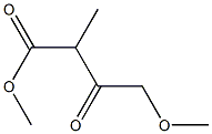 Methyl 4-methoxy-2-methylacetoacetate Struktur