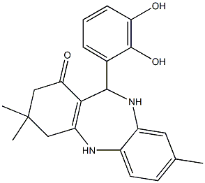 11-(2,3-dihydroxyphenyl)-3,3,8-trimethyl-2,3,4,5,10,11-hexahydro-1H-dibenzo[b,e][1,4]diazepin-1-one|