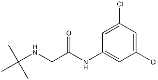 N1-(3,5-dichlorophenyl)-2-(tert-butylamino)acetamide Struktur