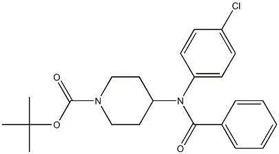 tert-butyl 4-(benzoyl-4-chloroanilino)tetrahydro-1(2H)-pyridinecarboxylate
