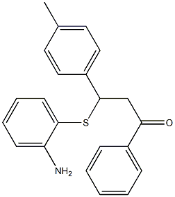 3-[(2-aminophenyl)thio]-3-(4-methylphenyl)-1-phenylpropan-1-one