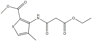 methyl 3-[(3-ethoxy-3-oxopropanoyl)amino]-4-methylthiophene-2-carboxylate