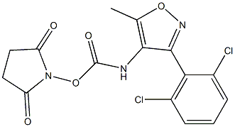 2,5-dioxotetrahydro-1H-pyrrol-1-yl N-[3-(2,6-dichlorophenyl)-5-methylisoxazol-4-yl]carbamate