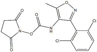  2,5-dioxotetrahydro-1H-pyrrol-1-yl N-[3-(2,6-dichlorophenyl)-5-methylisoxazol-4-yl]carbamate