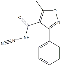 3-[(5-methyl-3-phenylisoxazol-4-yl)carbonyl]triaz-1-yn-2-ium Structure