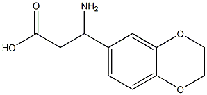 3-amino-3-(2,3-dihydro-1,4-benzodioxin-6-yl)propanoic acid