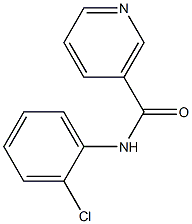 N-(2-chlorophenyl)nicotinamide 化学構造式