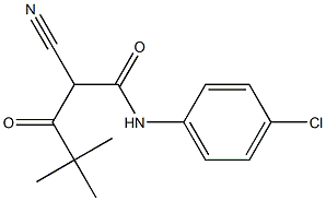 N1-(4-chlorophenyl)-2-cyano-4,4-dimethyl-3-oxopentanamide