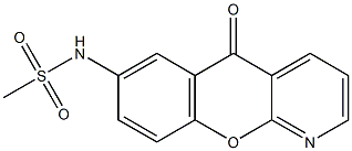 N-(5-oxo-5H-chromeno[2,3-b]pyridin-7-yl)methanesulfonamide Structure