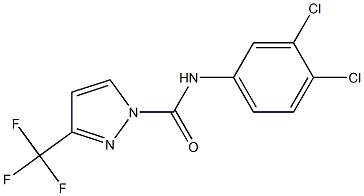 N1-(3,4-dichlorophenyl)-3-(trifluoromethyl)-1H-pyrazole-1-carboxamide Structure