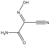 2-amino-N-hydroxy-2-oxoethanimidoyl cyanide Structure