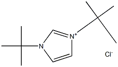 1,3-di(tert-butyl)-1H-imidazol-3-ium chloride 化学構造式