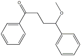 4-methoxy-1,4-diphenylbutan-1-one 化学構造式