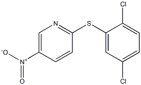 2-[(2,5-dichlorophenyl)thio]-5-nitropyridine Struktur