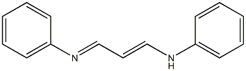 N-(3-anilino-2-propenylidene)aniline 结构式