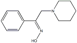 1-phenyl-2-piperidinoethan-1-one oxime