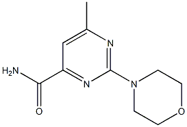 6-methyl-2-morpholino-4-pyrimidinecarboxamide|