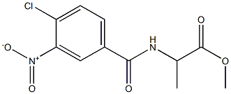  methyl 2-[(4-chloro-3-nitrobenzoyl)amino]propanoate