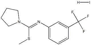 1-methyl N1-[3-(trifluoromethyl)phenyl]pyrrolidine-1-carboximidothioate hydroiodide