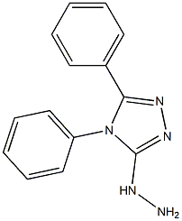 3-hydrazino-4,5-diphenyl-4H-1,2,4-triazole Struktur