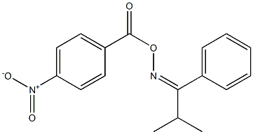 1-({[(2-methyl-1-phenylpropylidene)amino]oxy}carbonyl)-4-nitrobenzene Structure