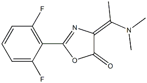 2-(2,6-difluorophenyl)-4-[(E)-1-(dimethylamino)ethylidene]-1,3-oxazol-5(4H)-one