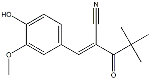 (E)-2-(2,2-dimethylpropanoyl)-3-(4-hydroxy-3-methoxyphenyl)-2-propenenitrile|