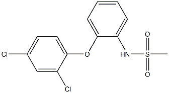 N-[2-(2,4-dichlorophenoxy)phenyl]methanesulfonamide 结构式