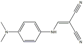 2-{[4-(dimethylamino)anilino]methylene}malononitrile Struktur